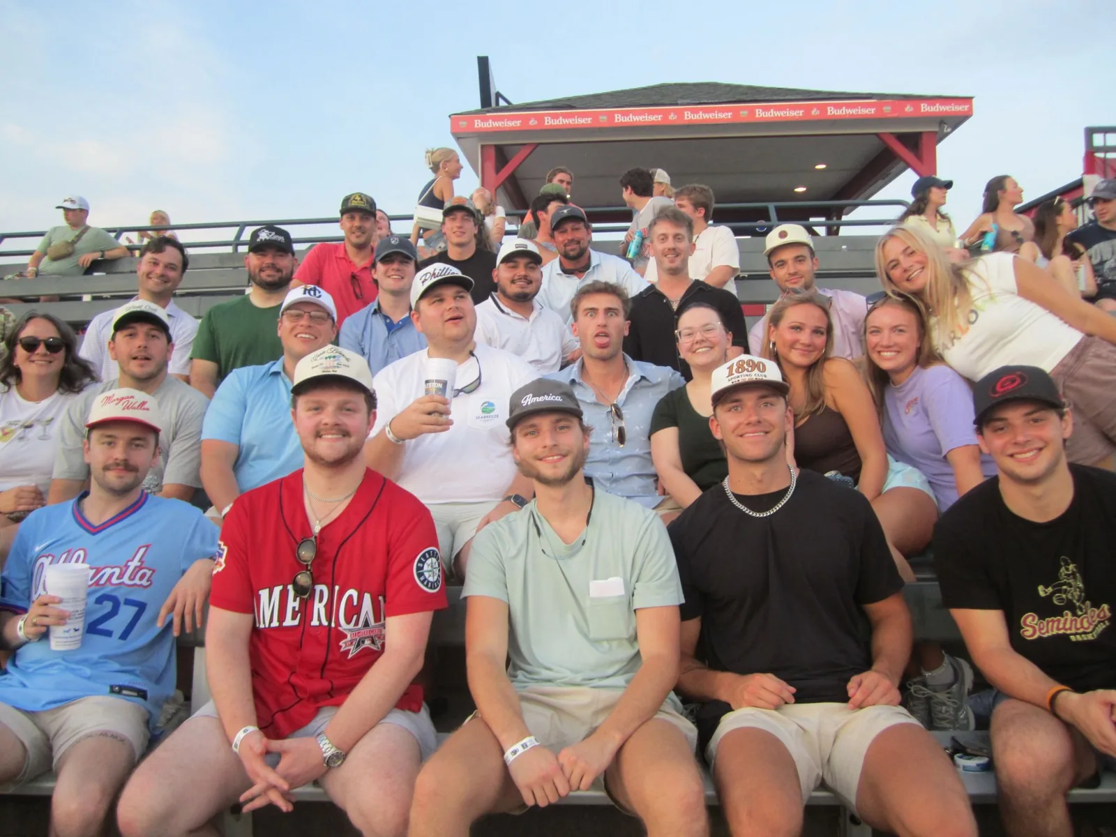 Freight Flex team members together at a baseball game