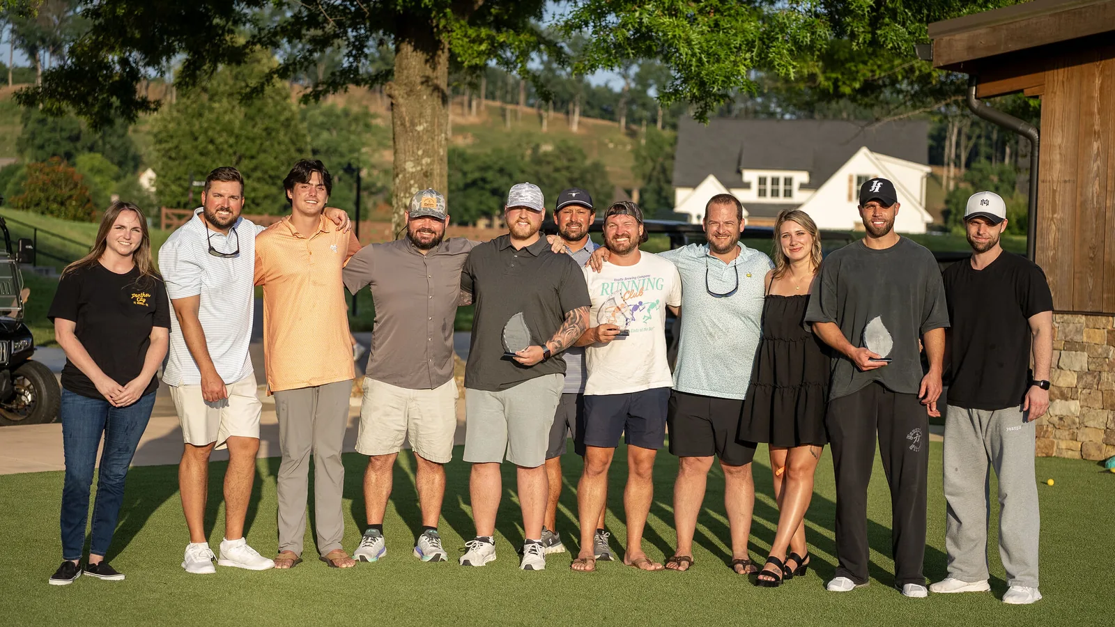 Freight Flex team members at a company awards event